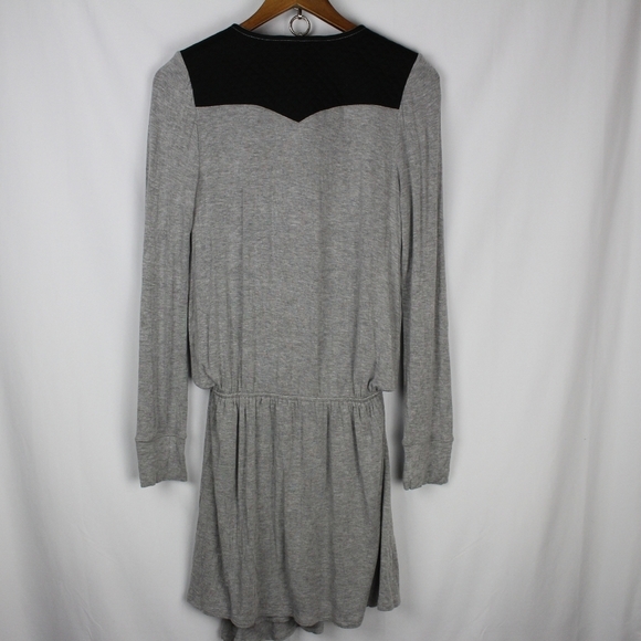 BCBGeneration Gray Drop Waist Draped Dress - Picture 7 of 9